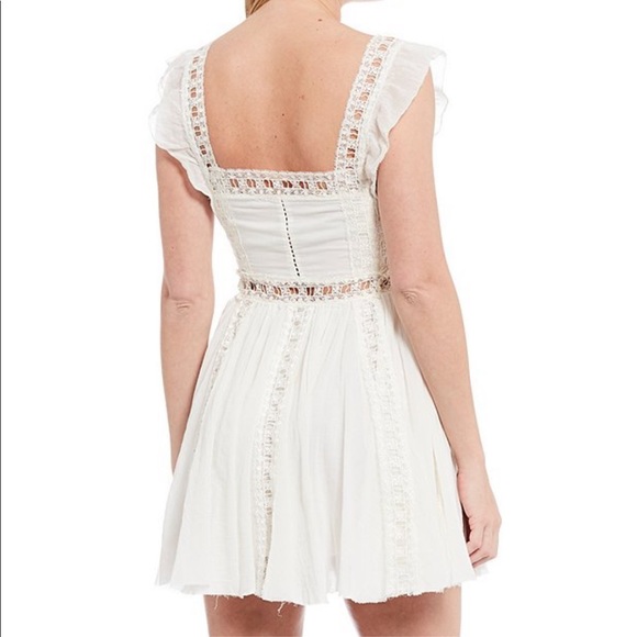 F.P. “Verona Crochet Flutter Strap A-Line Mini” - Picture 4 of 9